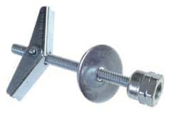 ITW Buildex - 3/8" Zinc-Plated Stainless Steel Vertical (End Drilled) Mount Threaded Rod Anchor - 5/8" Diam x 3" Long, 440 Lb Ultimate Pullout, For Use with Drywall - Makers Industrial Supply