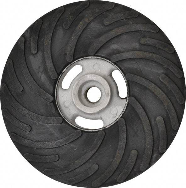 Norton - 7" Diam Locking Nut Disc Backing Pad - Hard Density, 8,600 RPM - Makers Industrial Supply