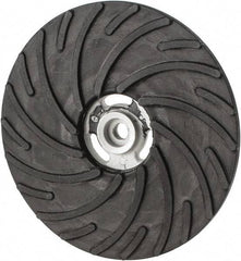 Norton - 9" Diam Locking Nut Disc Backing Pad - Hard Density, 6,600 RPM - Makers Industrial Supply