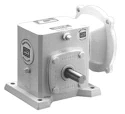 Boston Gear - 1.33 Centerline Distance, 60:1, 1/6 Input Horsepower, 201 Lbs. Max Torque, Speed Reducer - 56C NEMA - Makers Industrial Supply