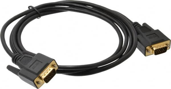 Tripp-Lite - 6' Long, HD15/HD15 Computer Cable - Black, Male x Male - Makers Industrial Supply