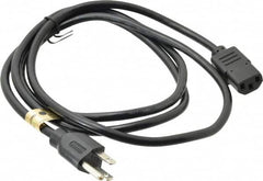 Tripp-Lite - 6' Long, NEMA 5-15P/IEC-320-C-13 Computer Cable - Black, Male x Female - Makers Industrial Supply