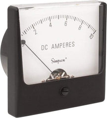 Simpson Electric - Analog, DC Ammeter, Panel Meter - 60 Hz, 0.005 Ohms at 60 Hz - Makers Industrial Supply