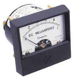 Simpson Electric - Analog, AC Voltmeter, Panel Meter - 60 Hz, 50000 Ohms at 60 Hz, 300 VAC - Makers Industrial Supply