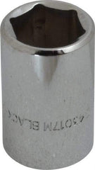 Blackhawk by Proto - 1/2" Drive, Standard Hand Socket - 6 Points, 1-1/2" OAL, Chrome Finish - Makers Industrial Supply