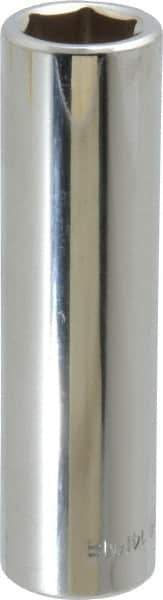 Blackhawk by Proto - 1/2" Drive, Deep Hand Socket - 6 Points, 3-3/32" OAL, Chrome Finish - Makers Industrial Supply