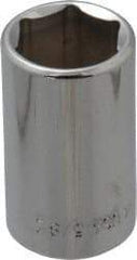 Blackhawk by Proto - 5/8", 1/2" Drive, Standard Hand Socket - 6 Points, 1-1/2" OAL, Chrome Finish - Makers Industrial Supply