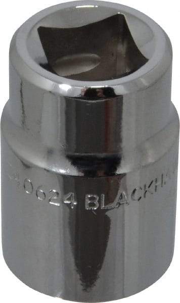 Blackhawk by Proto - 3/4", 1/2" Drive, Standard Hand Socket - 6 Points, 1-1/2" OAL, Chrome Finish - Makers Industrial Supply