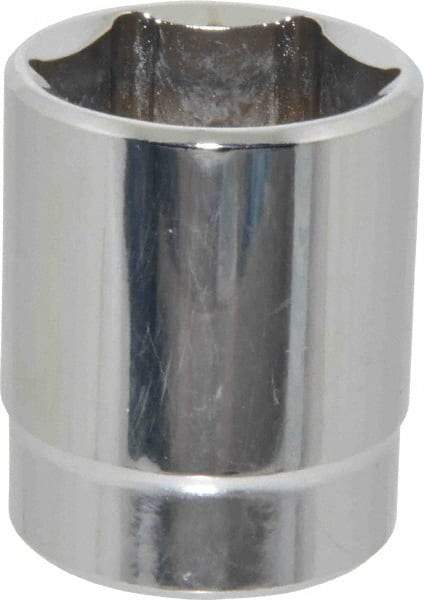 Blackhawk by Proto - 1", 1/2" Drive, Standard Hand Socket - 6 Points, 1-5/8" OAL, Chrome Finish - Makers Industrial Supply