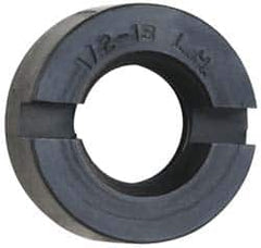 Sopko - 7/8" Diam Grinding Wheel Spindle Slotted Nut - 1/2-13 Thread Size, Left Handed, 5/16" Thick - Makers Industrial Supply