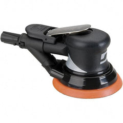 Dynabrade - 12,000 OPM, 18 CFM Air Consumption, Palm Air Orbital Sander - Round Pad, 1/4 NPT Inlet - Makers Industrial Supply