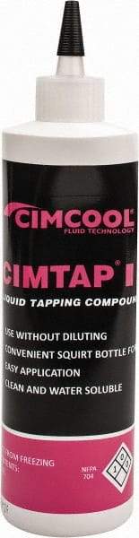 Cimcool - Cimtap II, 16 oz Bottle Tapping Fluid - Water Soluble, For Chip Welding, Tap Breakage, Tap Burning - Makers Industrial Supply