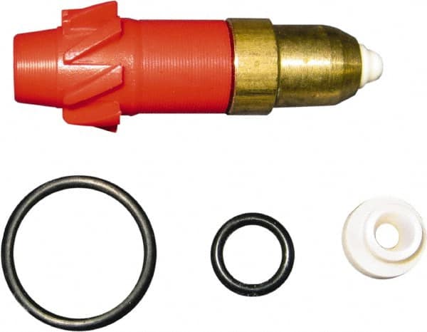 Kranzle - Rotating, Brass, Ceramic, Plastic & Rubber, Pressure Washer Nozzle Repair Kit - 1.14mm Orifice Diam, Red - Makers Industrial Supply