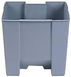 Rubbermaid - 7.125 Gal Rectangle Plastic Rigid Trash Can Liner - 14-3/8" Long x 11-3/4" Wide x 13-1/4" High, Compatible with Container Series 6143 - Makers Industrial Supply