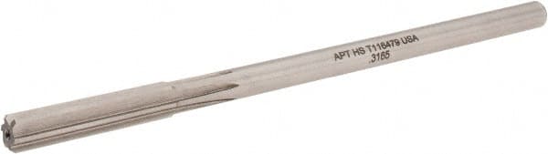 Alvord Polk - 0.3165" High Speed Steel 6 Flute Chucking Reamer - Makers Industrial Supply