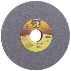 Norton - 14" Diam x 5" Hole x 1-1/2" Thick, G Hardness, 46 Grit Surface Grinding Wheel - Ceramic, Type 1, Coarse Grade, Vitrified Bond, No Recess - Makers Industrial Supply