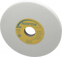 Norton - 7" Diam x 1-1/4" Hole x 1/2" Thick, K Hardness, 60 Grit Surface Grinding Wheel - Aluminum Oxide, Type 1, Medium Grade, 3,600 Max RPM, Vitrified Bond, No Recess - Makers Industrial Supply