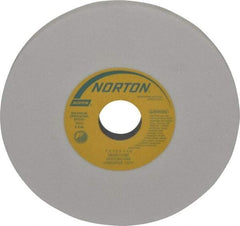 Norton - 7" Diam x 1-1/4" Hole x 1/2" Thick, I Hardness, 80 Grit Surface Grinding Wheel - Aluminum Oxide, Type 1, Medium Grade, 3,600 Max RPM, Vitrified Bond, No Recess - Makers Industrial Supply