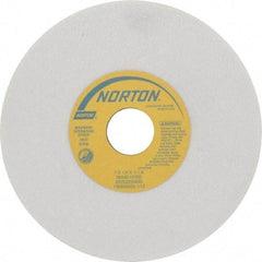 Norton - 7" Diam x 1-1/4" Hole x 1/4" Thick, H Hardness, 60 Grit Surface Grinding Wheel - Aluminum Oxide, Type 1, Medium Grade, 3,600 Max RPM, Vitrified Bond, No Recess - Makers Industrial Supply