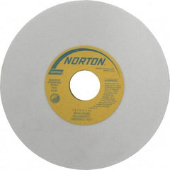 Norton - 7" Diam x 1-1/4" Hole x 1/4" Thick, H Hardness, 80 Grit Surface Grinding Wheel - Aluminum Oxide, Type 1, Medium Grade, 3,600 Max RPM, Vitrified Bond, No Recess - Makers Industrial Supply