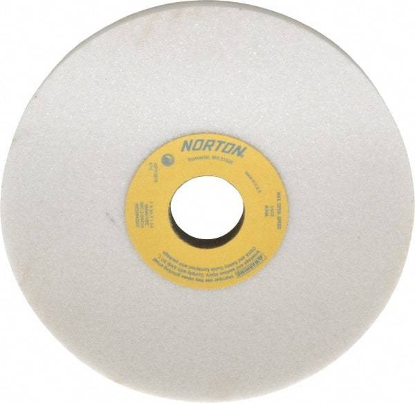 Norton - 7" Diam x 1-1/4" Hole x 3/4" Thick, I Hardness, 46 Grit Surface Grinding Wheel - Aluminum Oxide, Type 5, Coarse Grade, 3,600 Max RPM, Vitrified Bond, One-Side Recess - Makers Industrial Supply