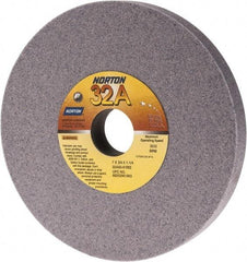 Norton - 7" Diam x 1-1/4" Hole x 3/4" Thick, K Hardness, 60 Grit Surface Grinding Wheel - Aluminum Oxide, Type 1, Medium Grade, 3,600 Max RPM, Vitrified Bond, No Recess - Makers Industrial Supply