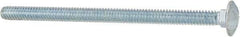 Value Collection - 1/4-20 UNC 4" Length Under Head, Standard Square Neck, Carriage Bolt - Grade 5 Steel, Zinc-Plated Finish - Makers Industrial Supply