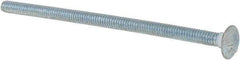 Value Collection - 1/4-20 UNC 5" Length Under Head, Standard Square Neck, Carriage Bolt - Grade 5 Steel, Zinc-Plated Finish - Makers Industrial Supply