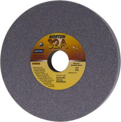 Norton - 7" Diam x 1-1/4" Hole x 1" Thick, I Hardness, 60 Grit Surface Grinding Wheel - Aluminum Oxide, Type 1, Medium Grade, 3,600 Max RPM, Vitrified Bond, No Recess - Makers Industrial Supply