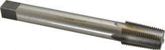 Reiff & Nestor - 1/2-14 NPT, 4 Flute, Bright Finish, High Speed Steel, Extension Pipe Tap - 6" OAL, 11/16" Shank Diam, 0.515" Square Size, 5/8" Square Length, Series 126G - Exact Industrial Supply