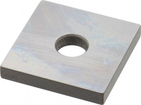 Mitutoyo - 0.141" Square Steel Gage Block - Accuracy Grade 0, Includes Certificate of Inspection - Makers Industrial Supply