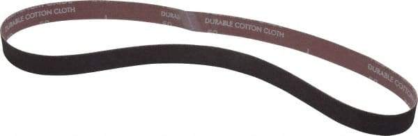 Norton - 1" Wide x 42" OAL, 50 Grit, Aluminum Oxide Abrasive Belt - Aluminum Oxide, Coarse, Coated, X Weighted Cloth Backing, Series R228 - Makers Industrial Supply