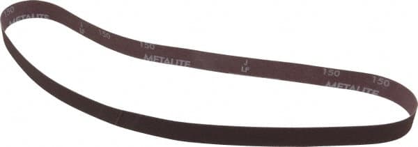 Norton - 1" Wide x 42" OAL, 150 Grit, Aluminum Oxide Abrasive Belt - Aluminum Oxide, Very Fine, Coated, X Weighted Cloth Backing, Series R228 - Makers Industrial Supply