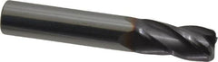 Niagara Cutter - 1/2", 4 Flute, Solid Carbide, 0.06" Corner Radius End Mill - 3" OAL, 30° Helix, 1" LOC, Right Hand Cut - Makers Industrial Supply