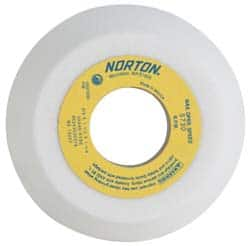 Norton - 5" Diam, 1-1/4" Hole Size, 1-3/4" Overall Thickness, 46 Grit, Type 11 Tool & Cutter Grinding Wheel - Medium Grade, Aluminum Oxide, J Hardness - Makers Industrial Supply