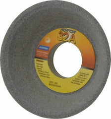 Norton - 4" Diam, 1-1/4" Hole Size, 1-1/2" Overall Thickness, 80 Grit, Type 11 Tool & Cutter Grinding Wheel - Medium Grade, Aluminum Oxide, K Hardness, Vitrified Bond, 5,730 RPM - Makers Industrial Supply