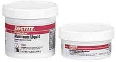 Loctite - 1 Lb Kit Silver Epoxy Resin Putty - -20 to 200°F Operating Temp, 6 hr Full Cure Time, Series 135 - Makers Industrial Supply