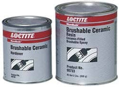 Loctite - 2 Lb Kit Gray Epoxy Resin Filler/Repair Caulk - 248°F Max Operating Temp, 6 hr Full Cure Time, Series 209 - Makers Industrial Supply