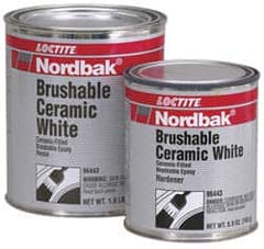 Loctite - 2 Lb Kit White Epoxy Resin Filler/Repair Caulk - 200°F Max Operating Temp, 5 hr Full Cure Time, Series 209 - Makers Industrial Supply