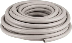 Hubbell Wiring Device-Kellems - 1" Trade Size, 100' Long, Flexible Liquidtight Conduit - PVC, 26mm ID, Gray - Makers Industrial Supply