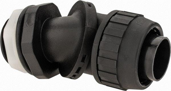 Hubbell Wiring Device-Kellems - 1" Trade, Nylon Push In Flexible Liquidtight Conduit Connector - Noninsulated - Makers Industrial Supply