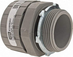 Hubbell Wiring Device-Kellems - 1-1/2" Trade, Nylon Push In Straight Liquidtight Conduit Connector - Noninsulated - Makers Industrial Supply