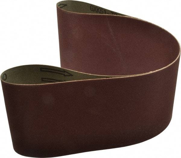 Tru-Maxx - 4" Wide x 36" OAL, 240 Grit, Aluminum Oxide Abrasive Belt - Aluminum Oxide, Very Fine, Coated - Makers Industrial Supply