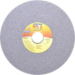 Norton - 8" Diam x 1-1/4" Hole x 1" Thick, K Hardness, 46 Grit Surface Grinding Wheel - Aluminum Oxide, Type 1, Coarse Grade, 3,600 Max RPM, Vitrified Bond, No Recess - Makers Industrial Supply