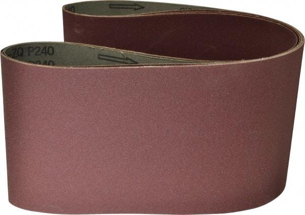 Tru-Maxx - 6" Wide x 48" OAL, 240 Grit, Aluminum Oxide Abrasive Belt - Aluminum Oxide, Very Fine, Coated - Makers Industrial Supply