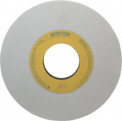 Norton - 10" Diam x 3" Hole x 1" Thick, I Hardness, 46 Grit Surface Grinding Wheel - Aluminum Oxide, Type 1, Coarse Grade, 2,485 Max RPM, Vitrified Bond, No Recess - Makers Industrial Supply