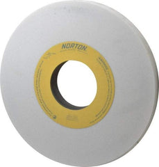 Norton - 10" Diam x 3" Hole x 1" Thick, K Hardness, 60 Grit Surface Grinding Wheel - Aluminum Oxide, Type 1, Medium Grade, 2,485 Max RPM, Vitrified Bond, No Recess - Makers Industrial Supply