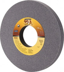 Norton - 10" Diam x 3" Hole x 1" Thick, K Hardness, 60 Grit Surface Grinding Wheel - Aluminum Oxide, Type 1, Medium Grade, 2,485 Max RPM, Vitrified Bond, No Recess - Makers Industrial Supply