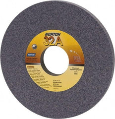 Norton - 12" Diam x 3" Hole x 1" Thick, H Hardness, 46 Grit Surface Grinding Wheel - Aluminum Oxide, Type 1, Coarse Grade, 2,070 Max RPM, Vitrified Bond, No Recess - Makers Industrial Supply