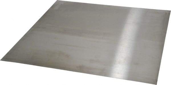 Value Collection - 0.06 Inch Thick x 12 Inch Wide x 12 Inch Long, 304 Stainless Steel Sheet - Intermediate Polished Finish, #4 - Makers Industrial Supply